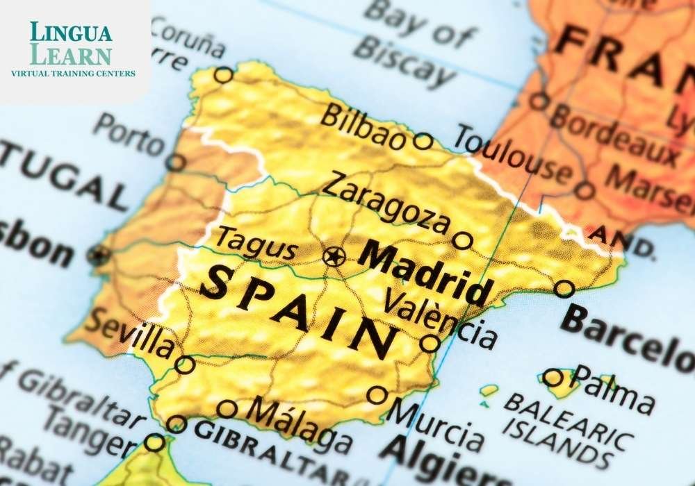 map of spain